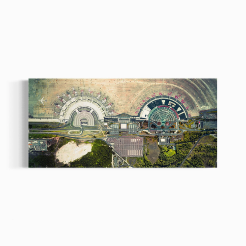AIRPORTS SERIES — ULTRADISTANCIA. Satellite Fine Art by Federico